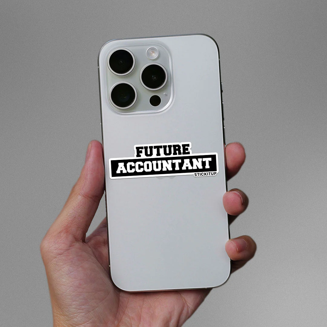 Future Accountant Sticker - Image 3