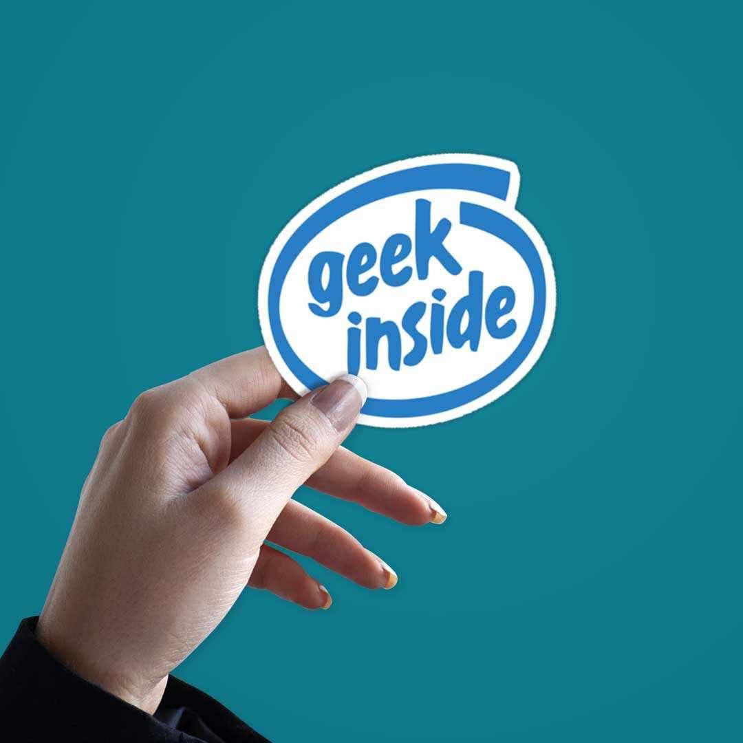 Geek inside Sticker - Image 2