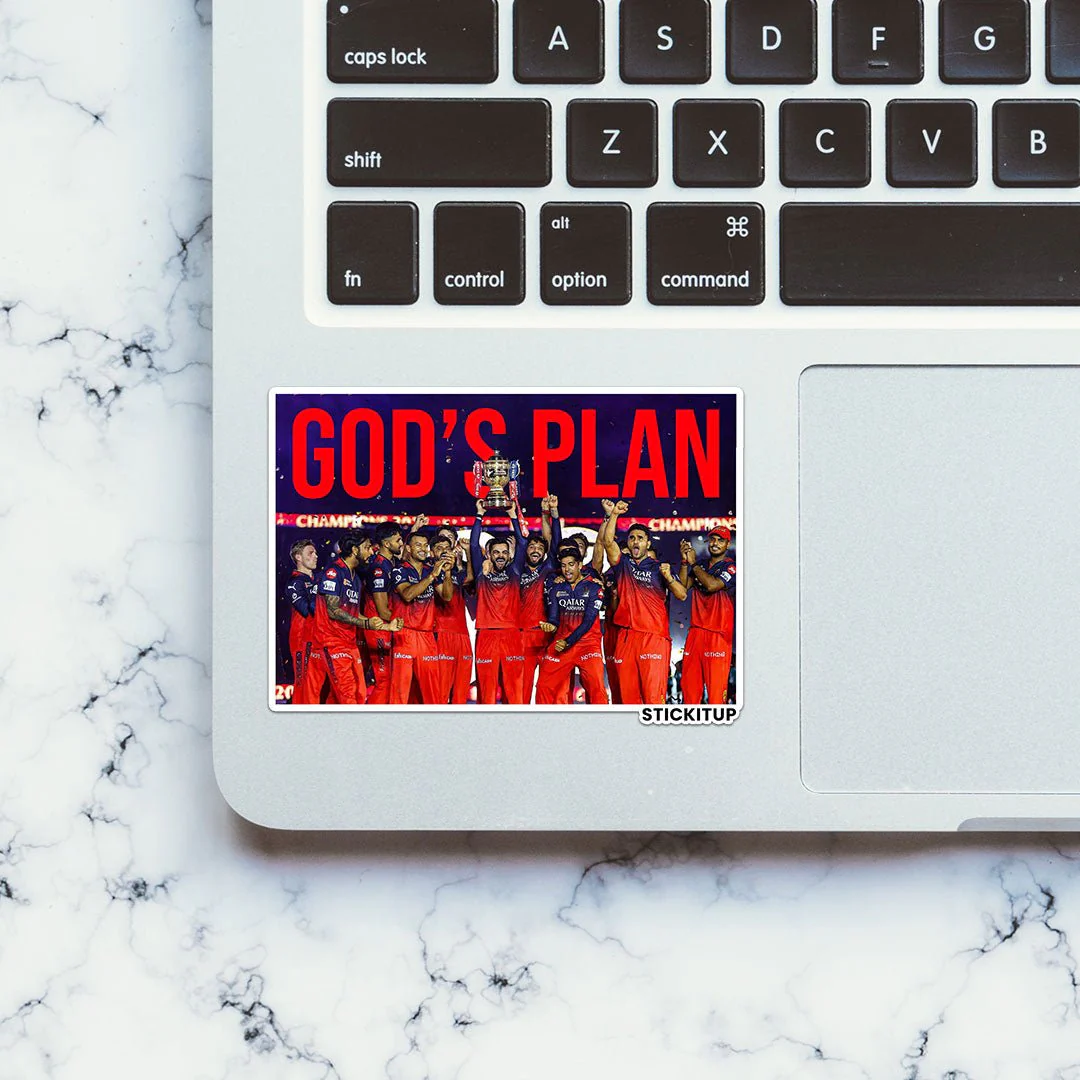 GODS PLAN Sticker - Image 4