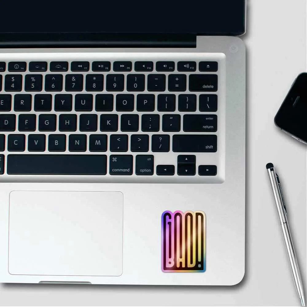 Good Bad Holographic Stickers - Image 3