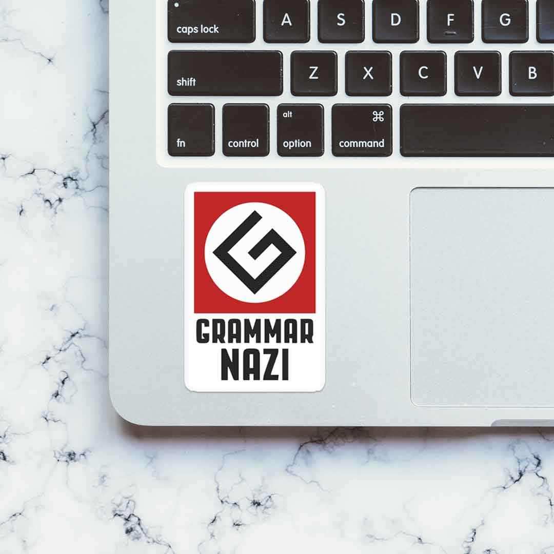 Grammar NAZI Sticker - Image 4
