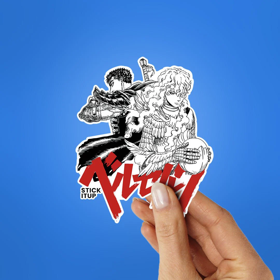 Guts And Griffith Sticker - Image 2