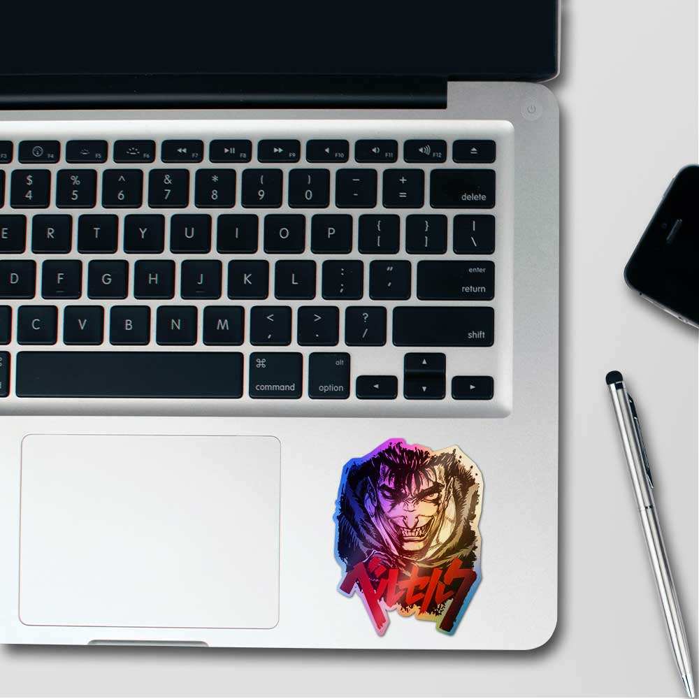 Guts Berserk Holographic Sticker - Image 3