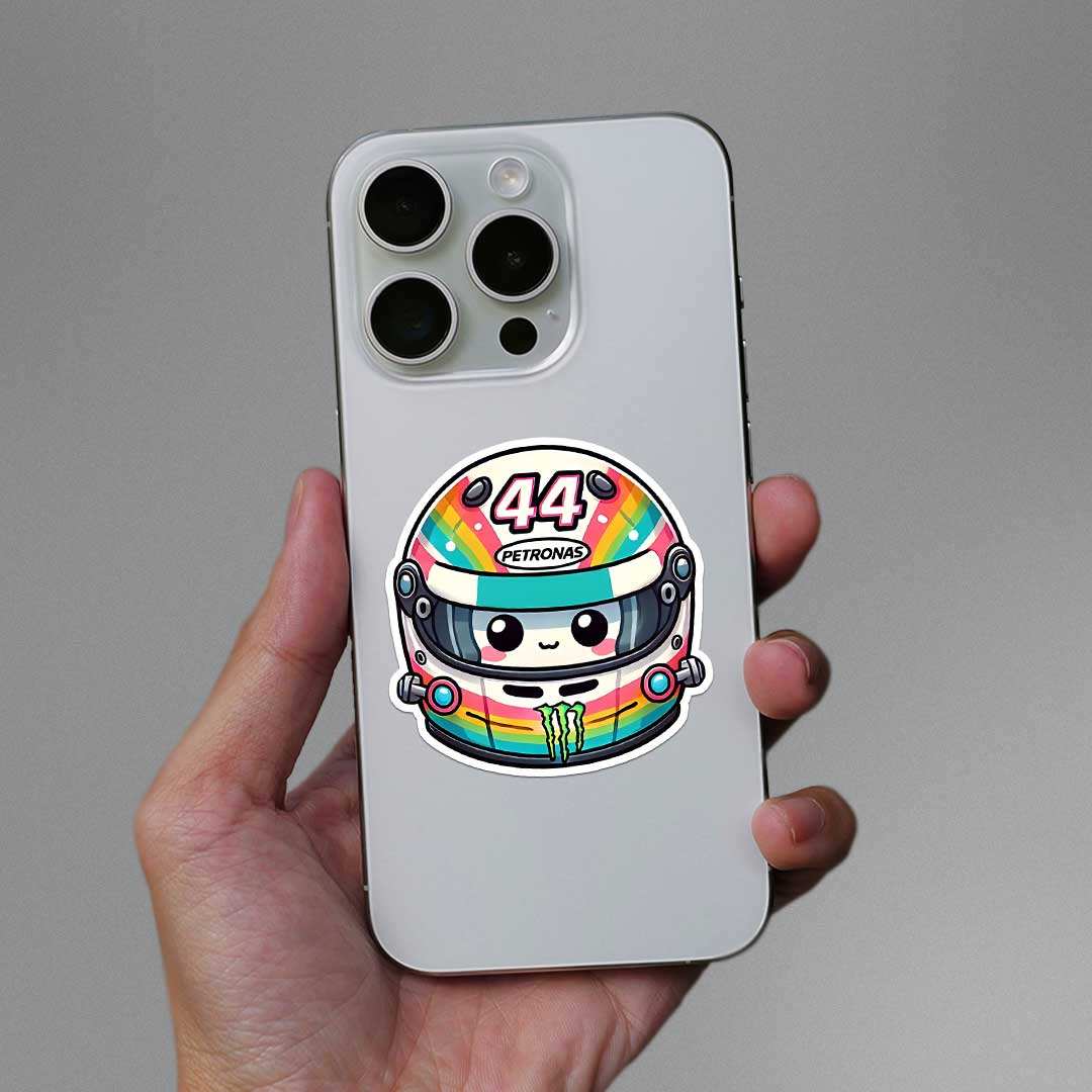 Hamilton Helmet Sticker - Image 3