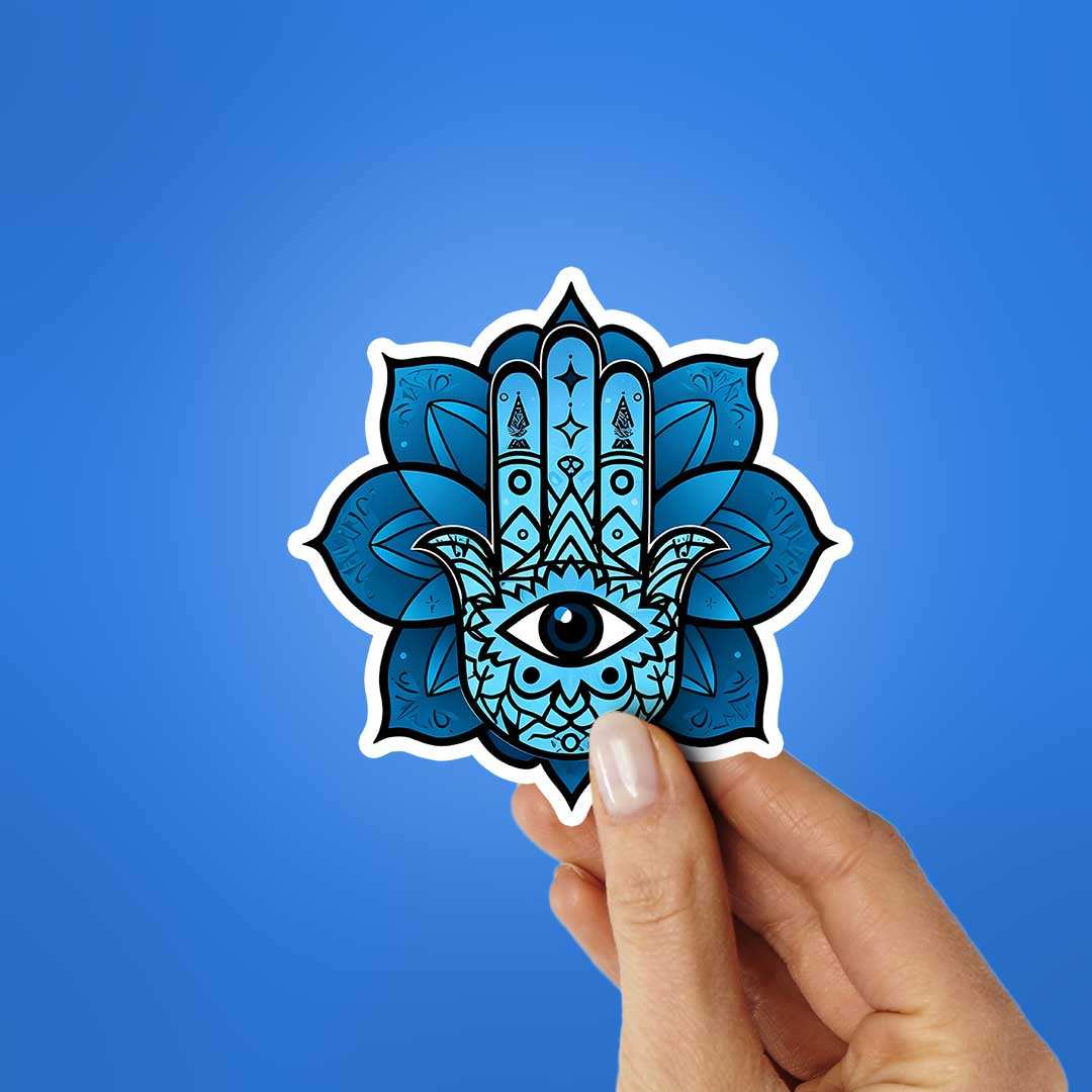 Hamsa Hand Sticker - Image 2