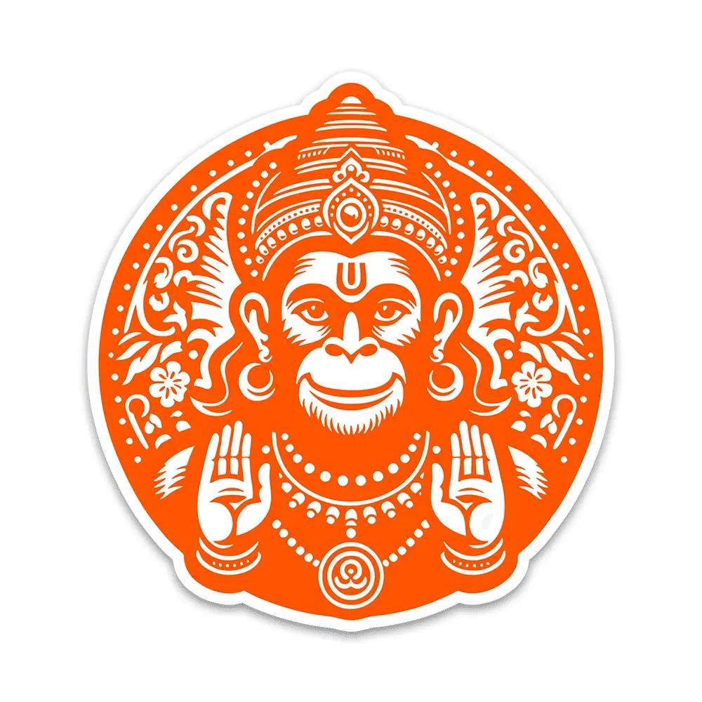 Hanuman Bumper Sticker