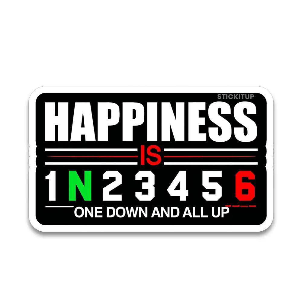 Happiness Bumper Sticker