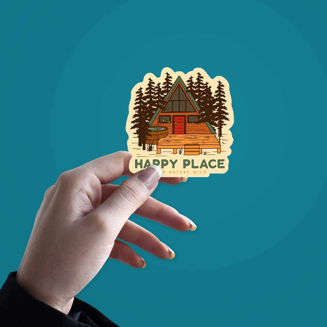 Happy Place Sticker - Image 3
