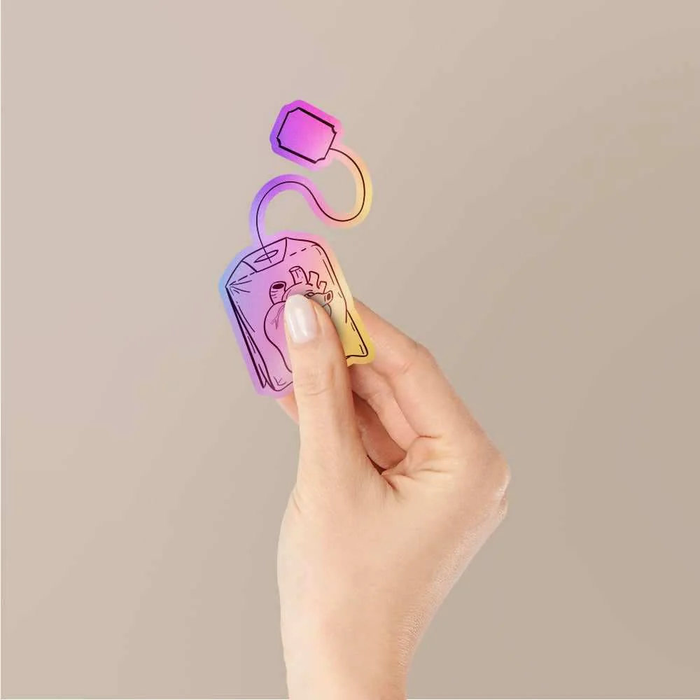 Heart Holographic Stickers - Image 2