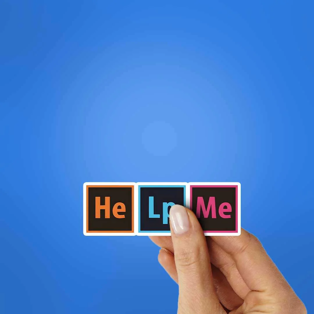 Help Me Sticker - Image 2