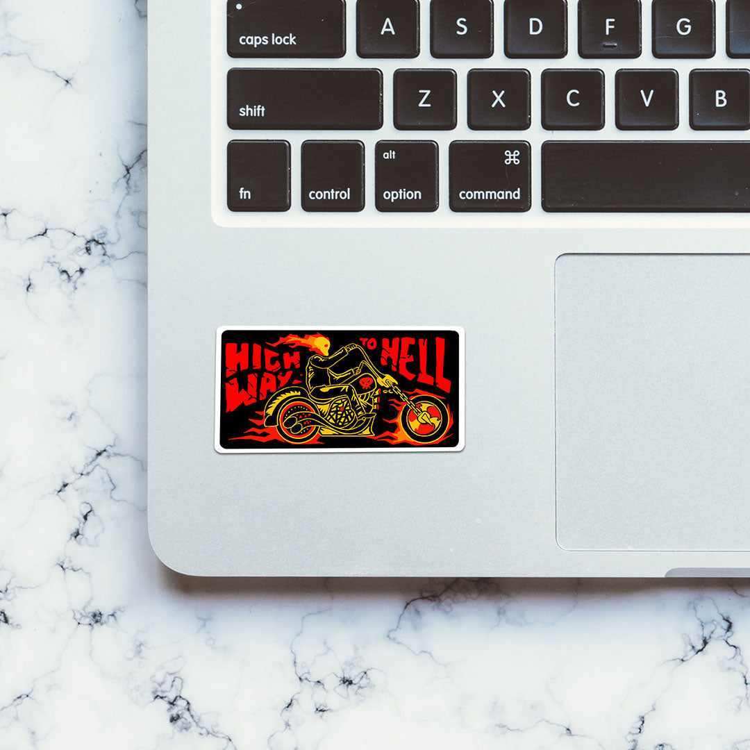 Highway to Hell Sticker - Image 4