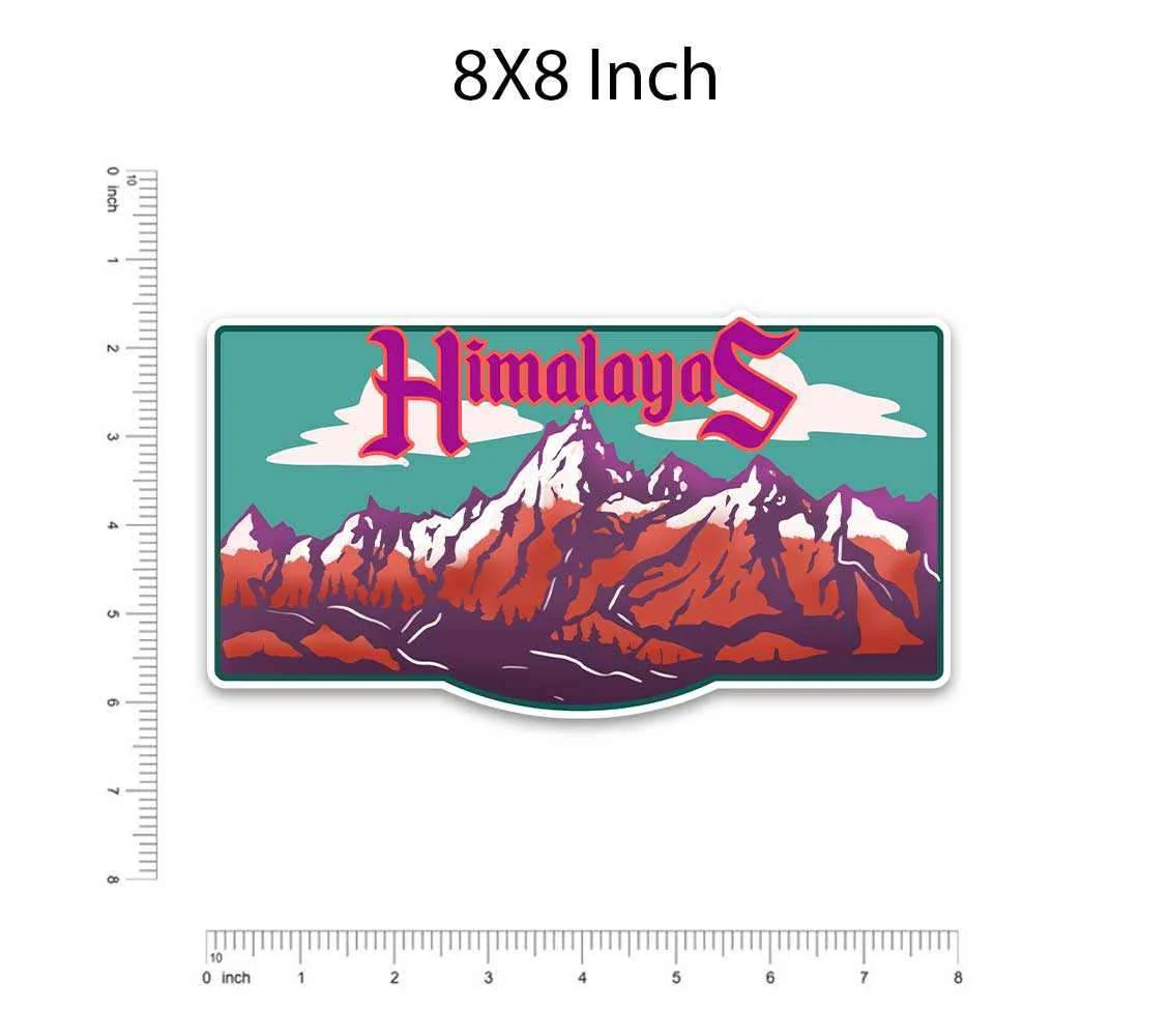 Himalayas Bumper Sticker - Image 5