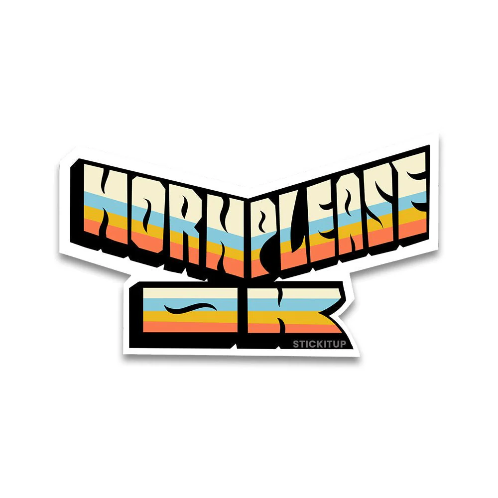 Horn please Bumper Sticker - Image 2
