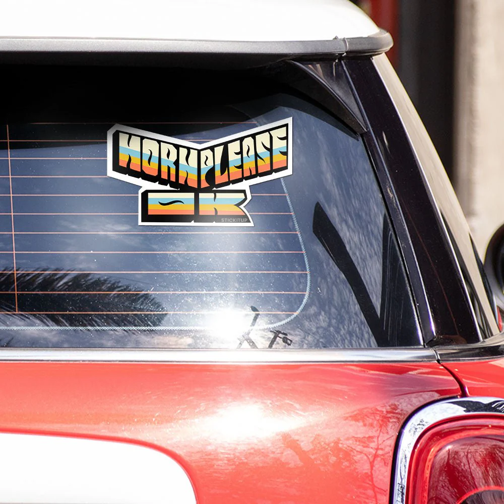 Horn please Bumper Sticker - Image 3