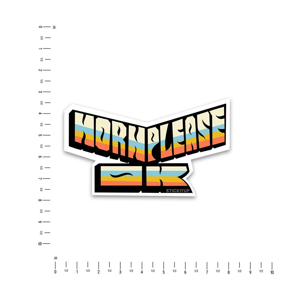 Horn please Bumper Sticker - Image 4