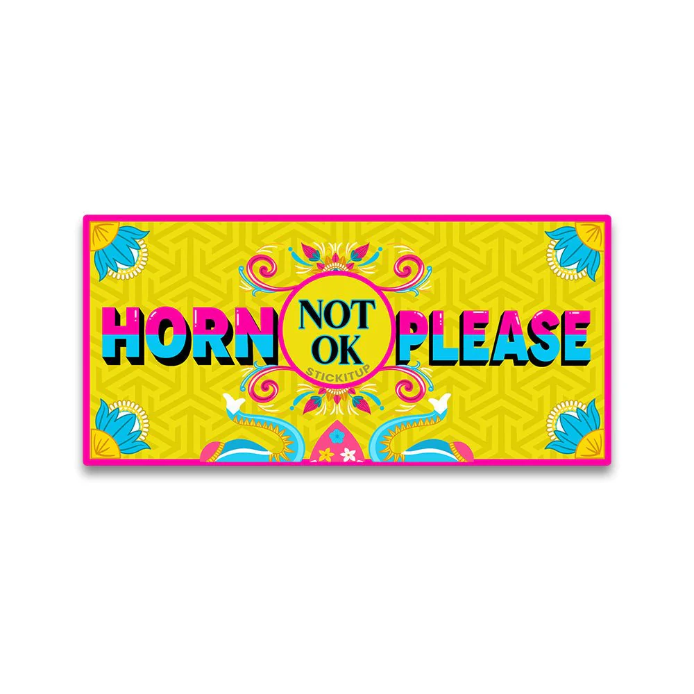 Horrn not ok Bumper Sticker - Image 2