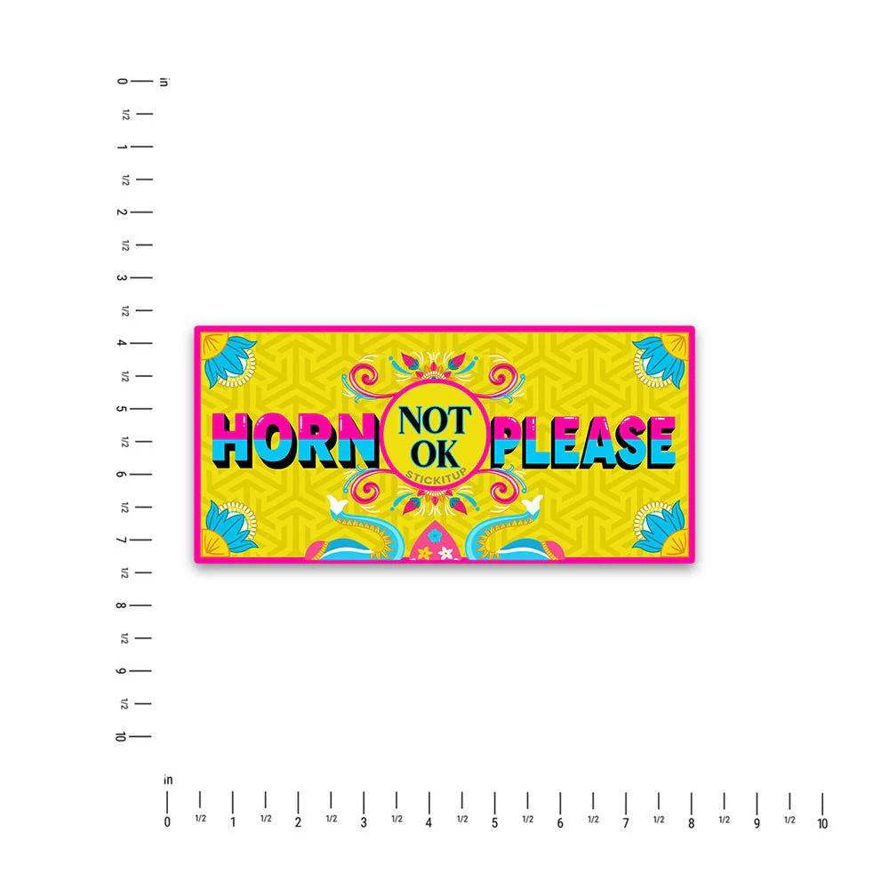 Horrn not ok Bumper Sticker - Image 4