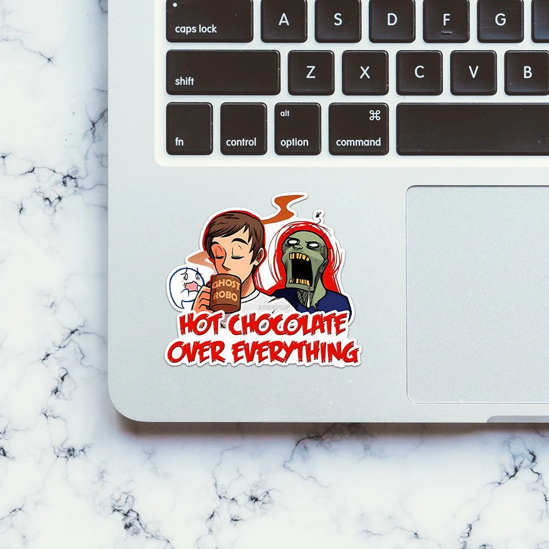 Hot Chocolate Over Everything Sticker - Image 4