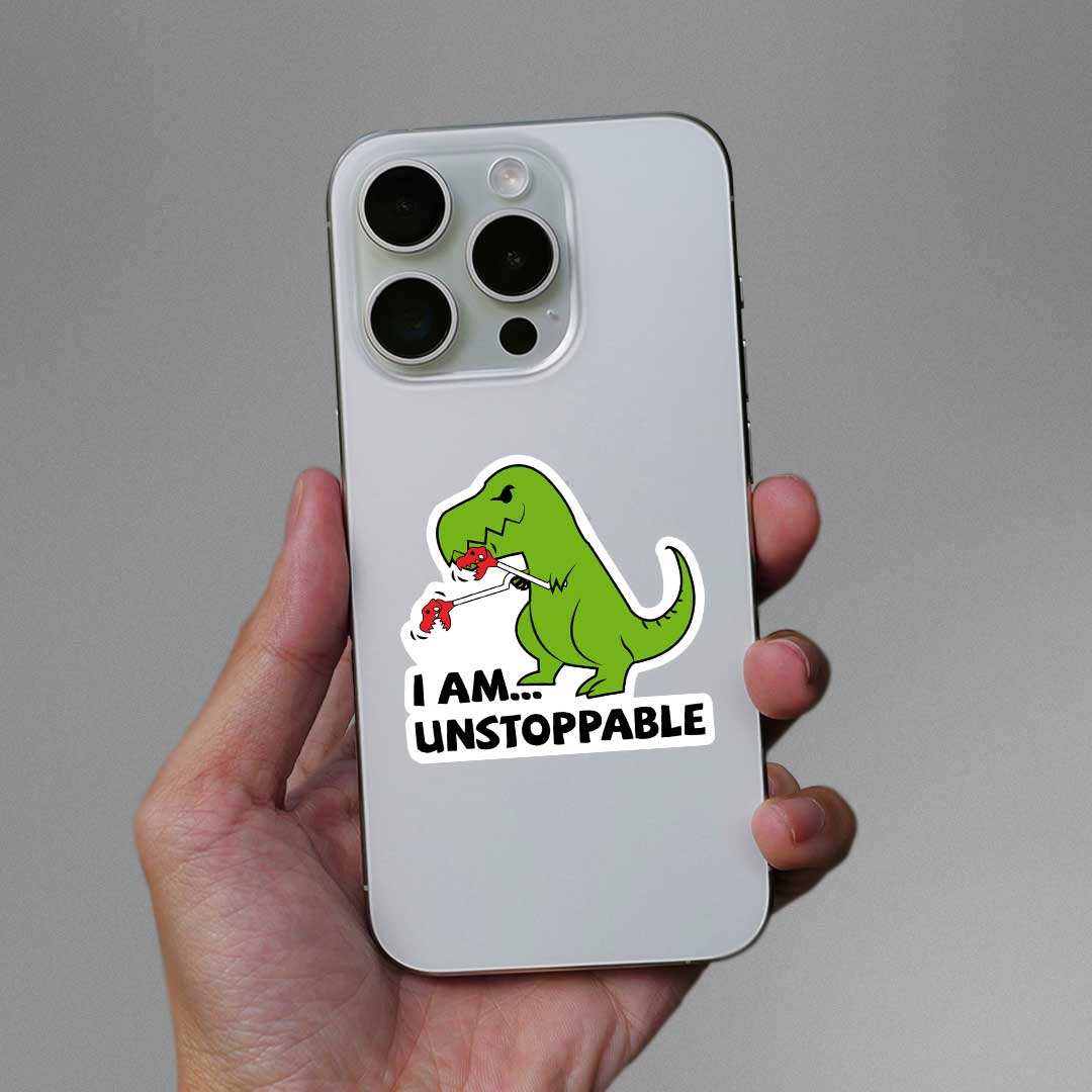I Am Unstoppable Sticker - Image 3