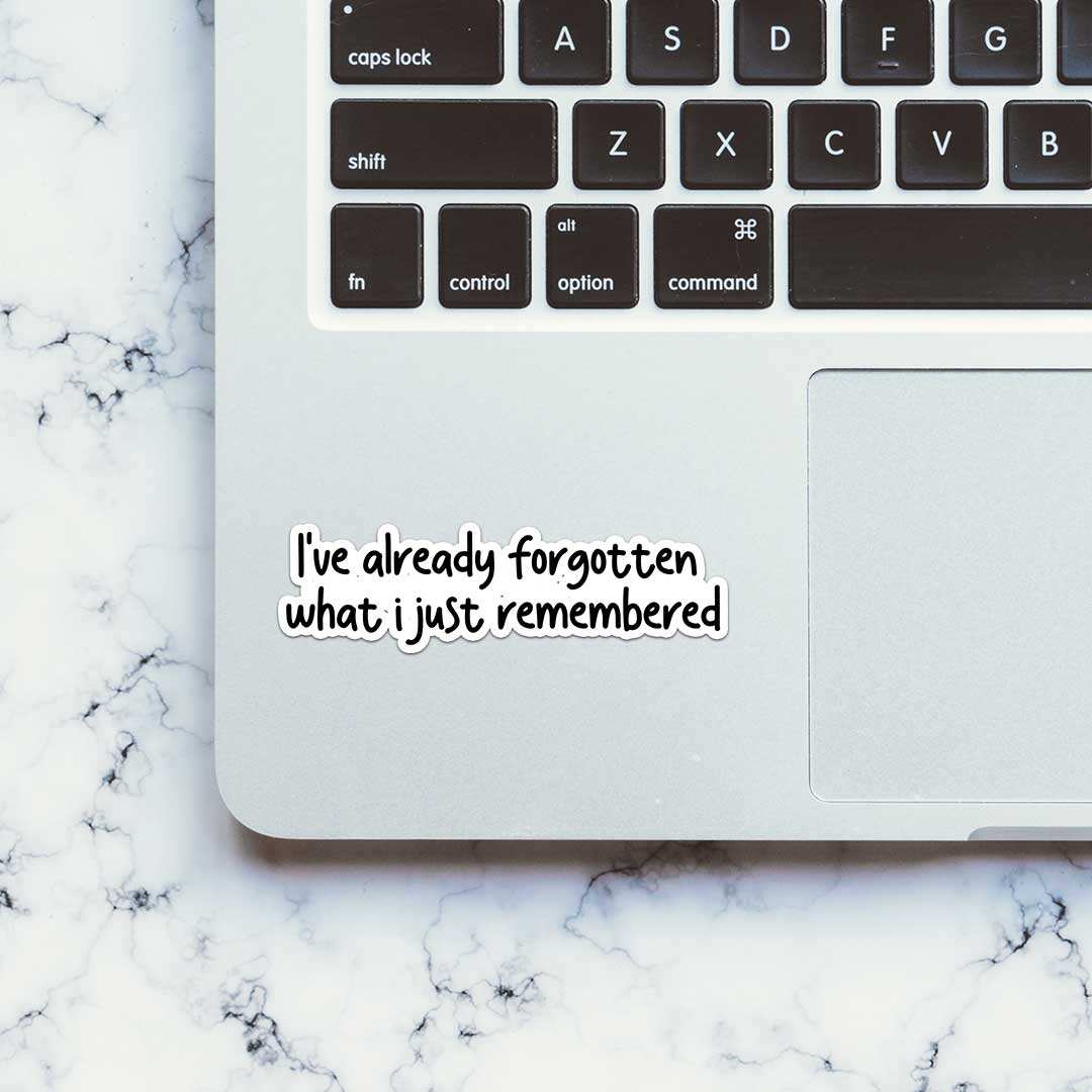 I Have Already Forgotten Sticker - Image 5