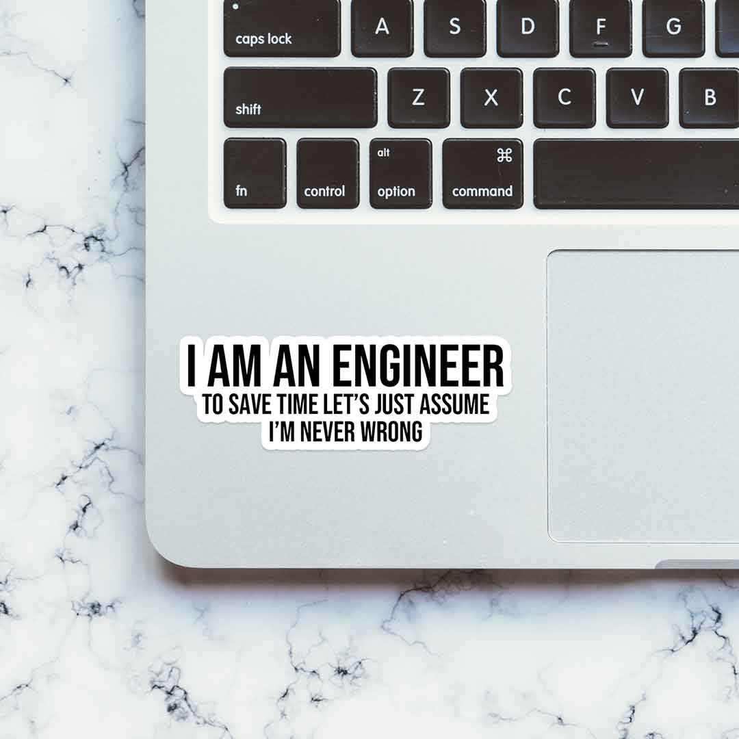I'M AN ENGINEER sticker - Image 4