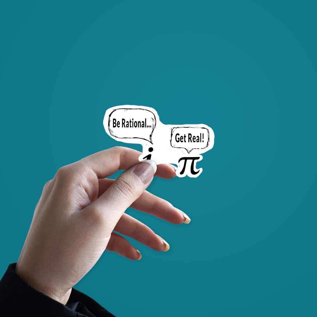 Rational VS Real Sticker - Image 3