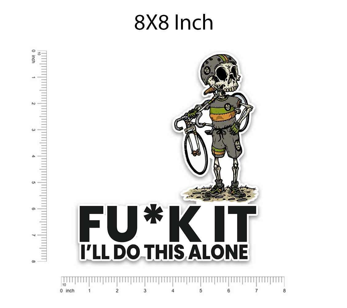 I'll Do This Alone Bumper Sticker - Image 5