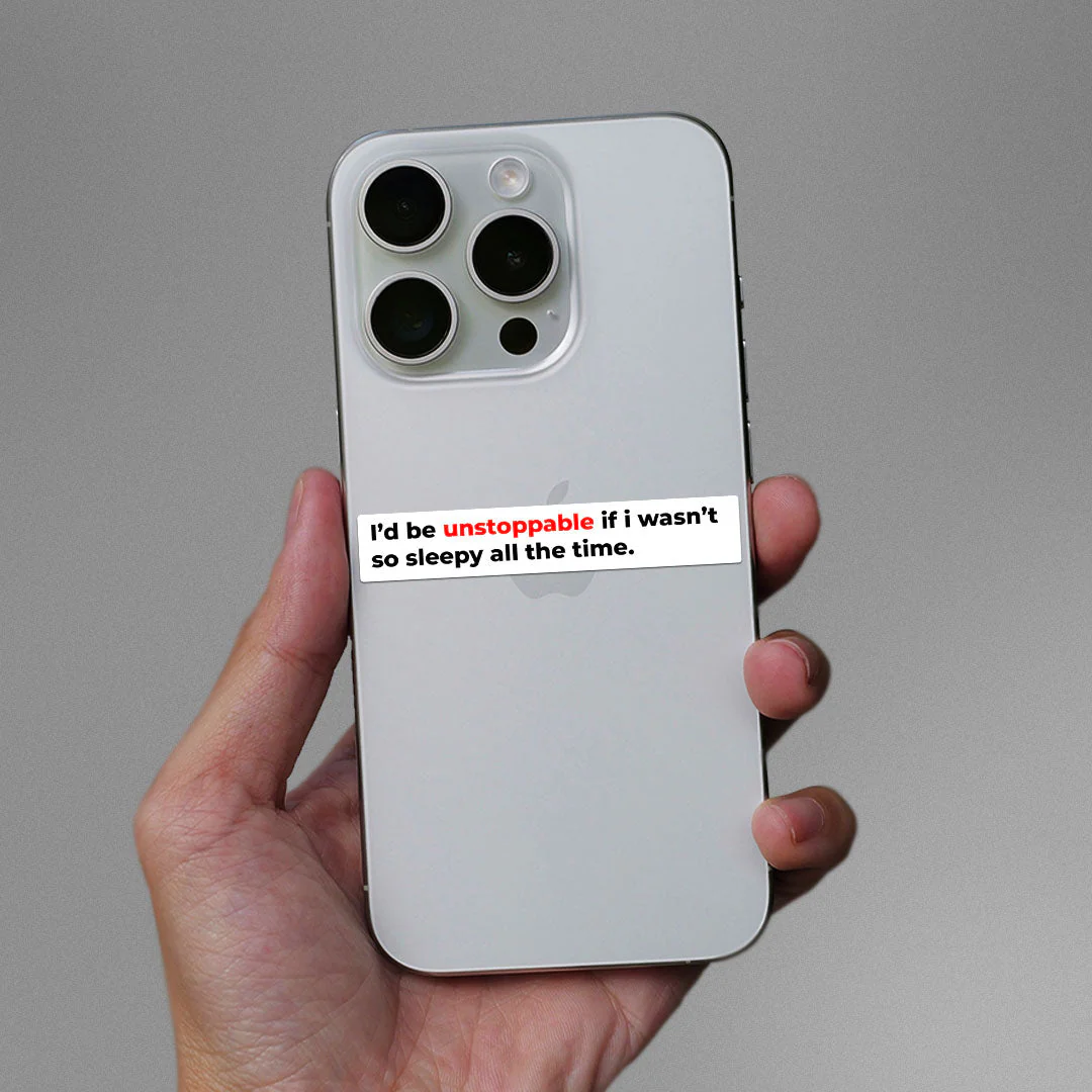 I'D Be Unstoppable Sticker - Image 3