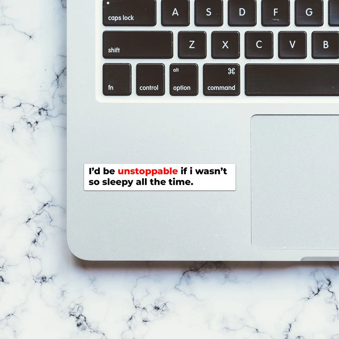 I'D Be Unstoppable Sticker - Image 4