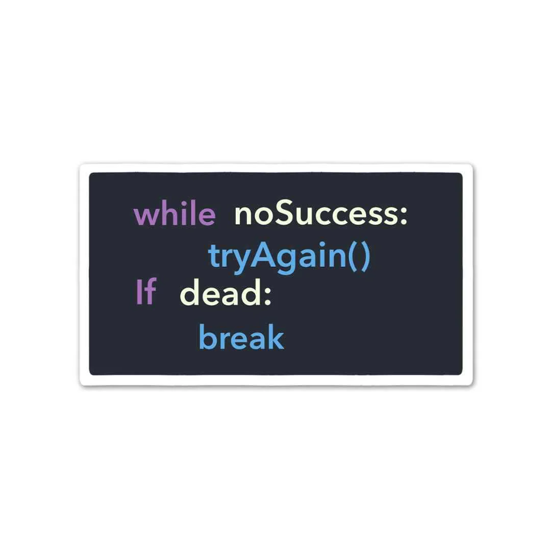 If Dead Stop Sticker - Image 2