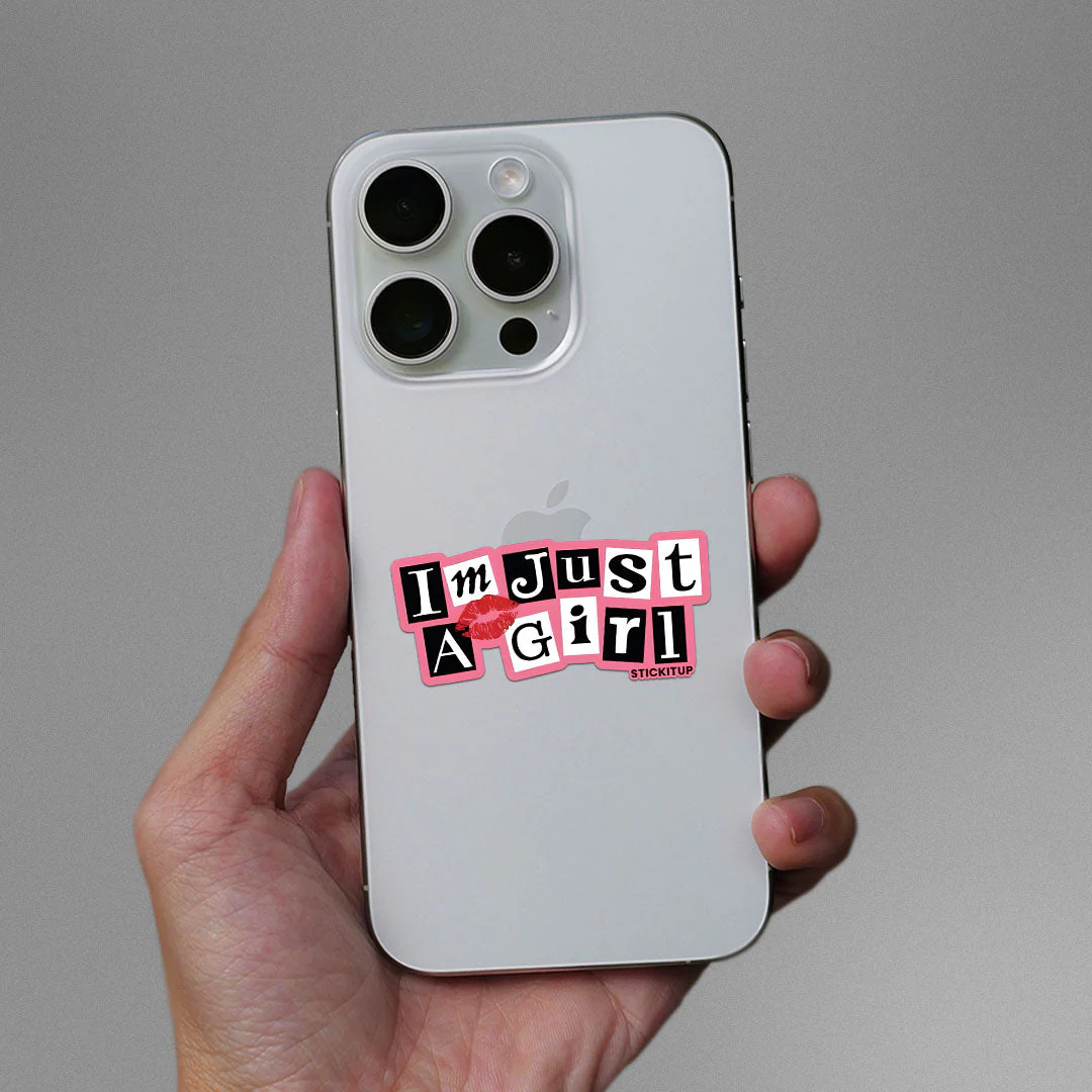 IM JUST A GIRL Sticker - Image 3