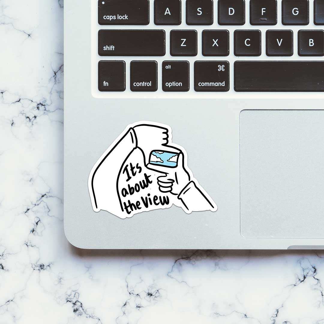 Its About The View Sticker - Image 5