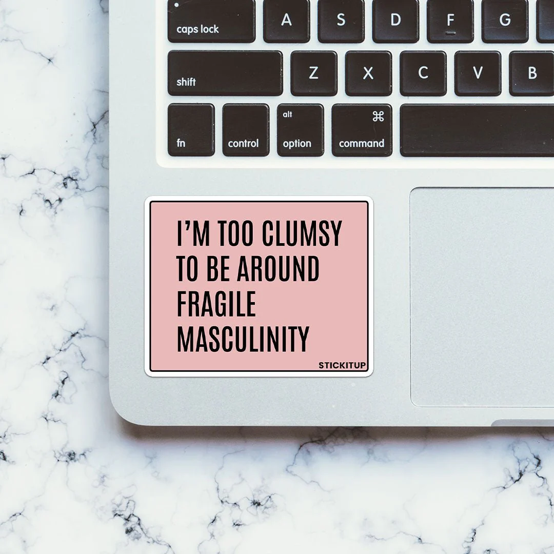 I'm Too Clumsy To Be Around Sticker - Image 4