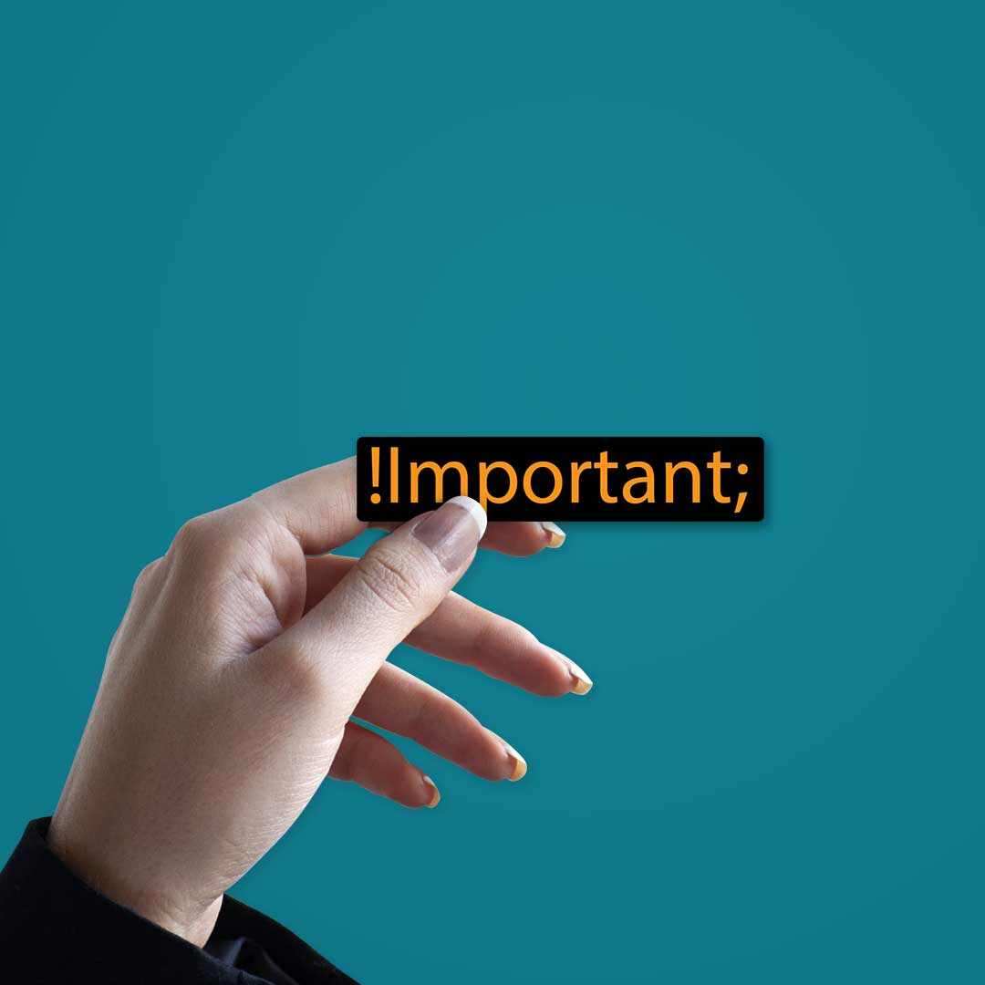 !important Sticker - Image 2