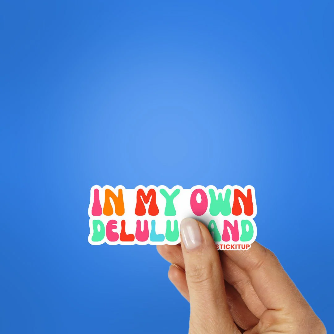 In My Own Delulu Land Sticker - Image 2