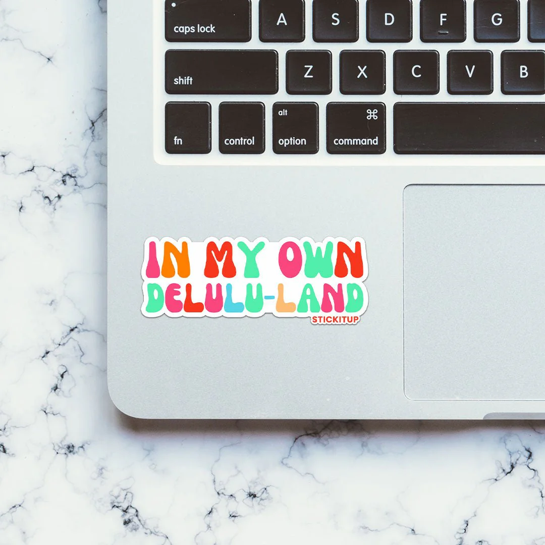 In My Own Delulu Land Sticker - Image 4