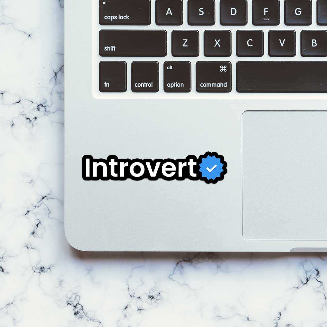 Introvert Verified Sticker - Image 4