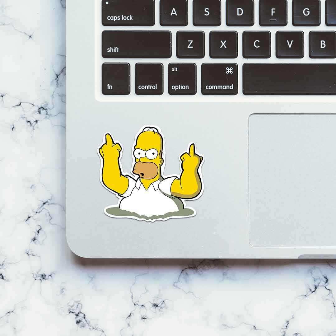Irritated Homer Sticker - Image 4