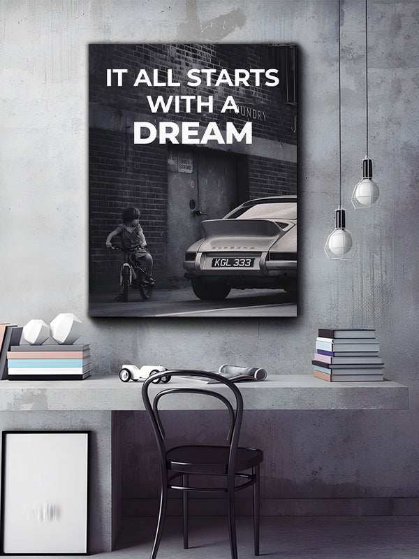 It All Start With A Dream Canvas Art - Image 4