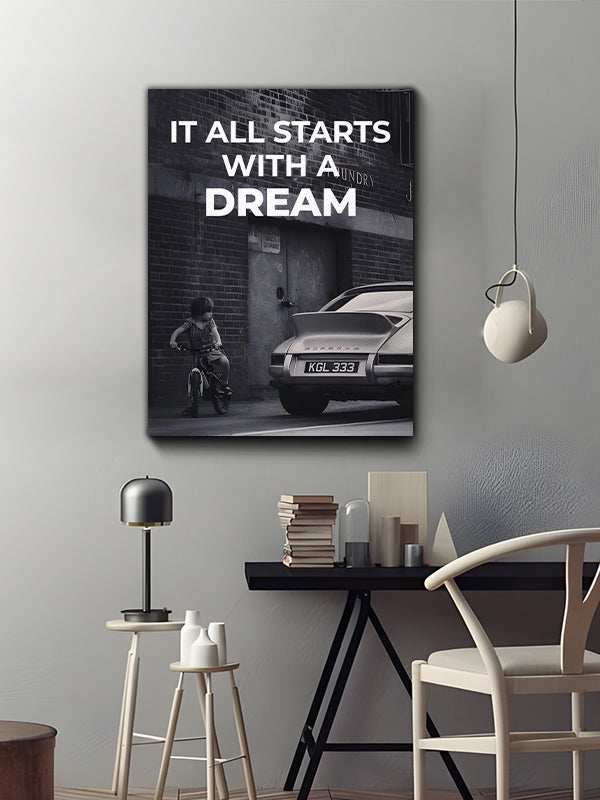 It All Start With A Dream Canvas Art - Image 5