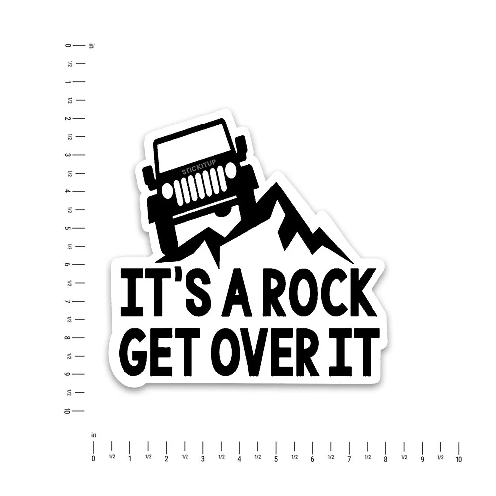 It's a rock Bumper Sticker - Image 4