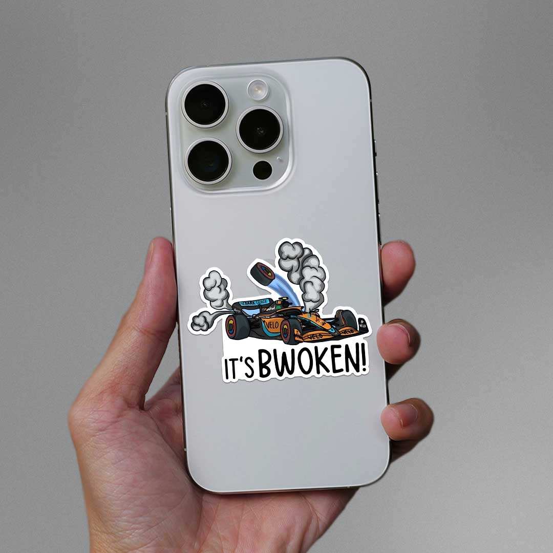 Its Bwoken Sticker - Image 3