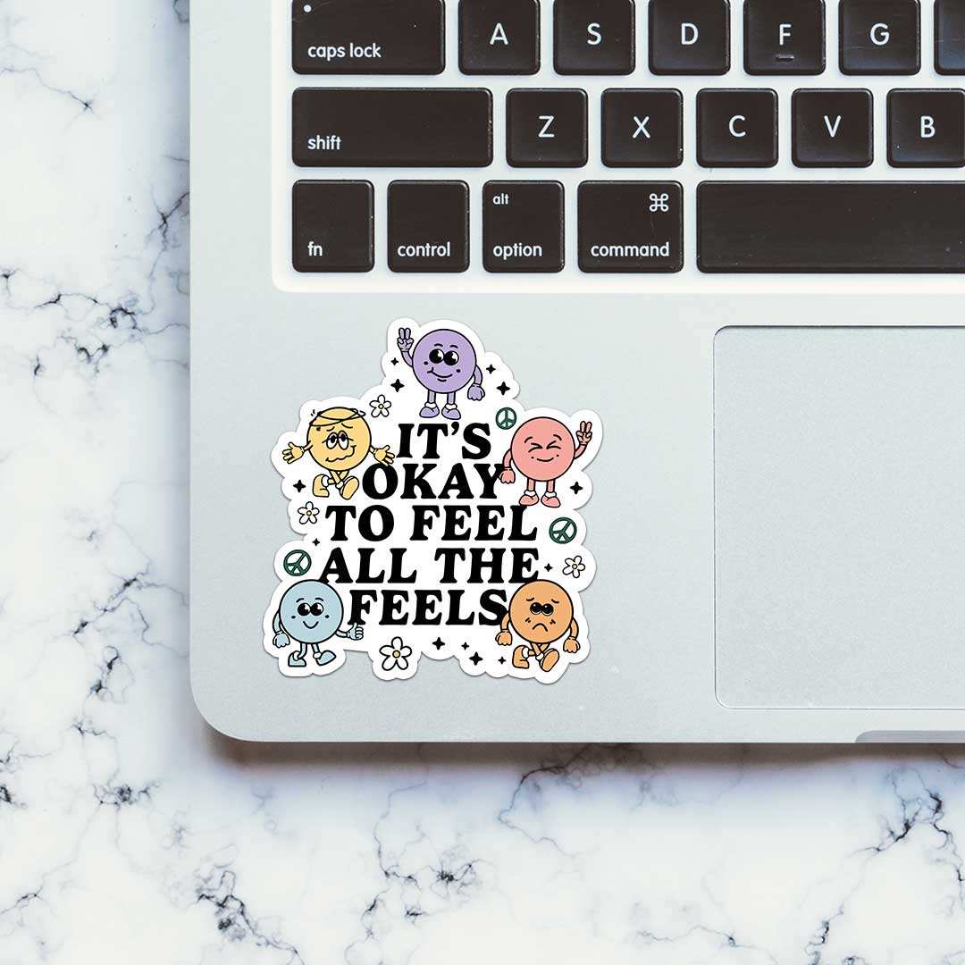 It'S Okay To Feel All The Feels Sticker - Image 4