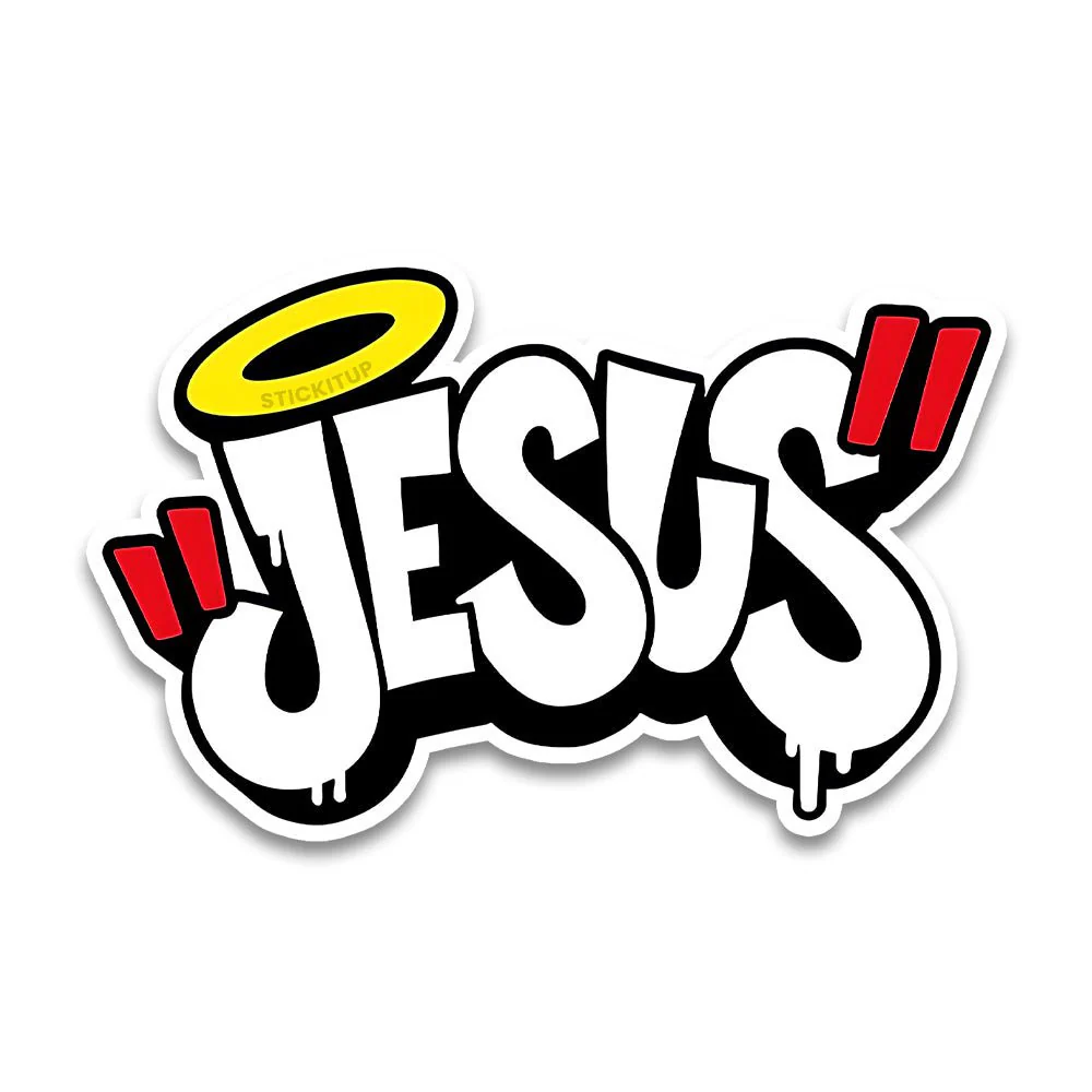 JESUS Bumper Sticker - Image 2
