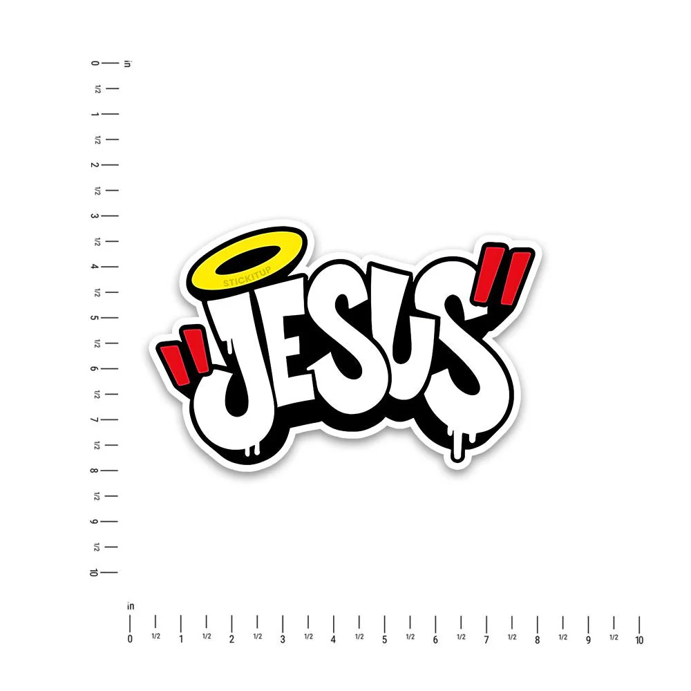 JESUS Bumper Sticker - Image 4
