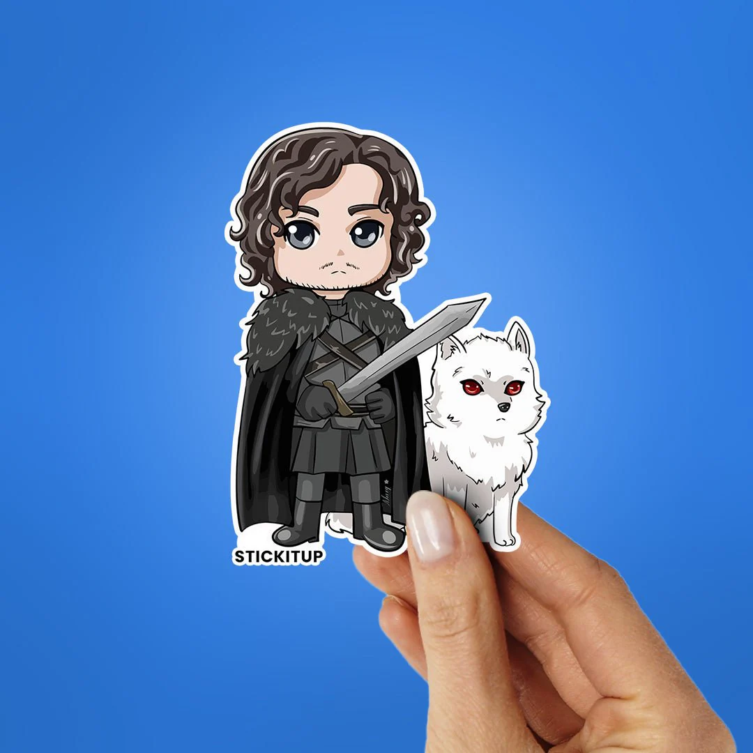 Jon Snow Sticker - Image 2