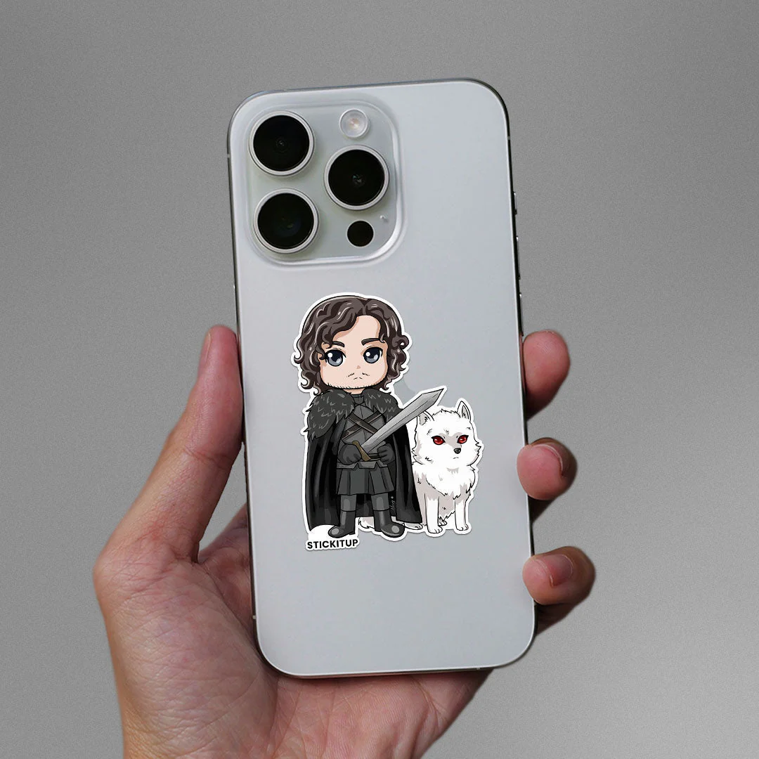 Jon Snow Sticker - Image 3
