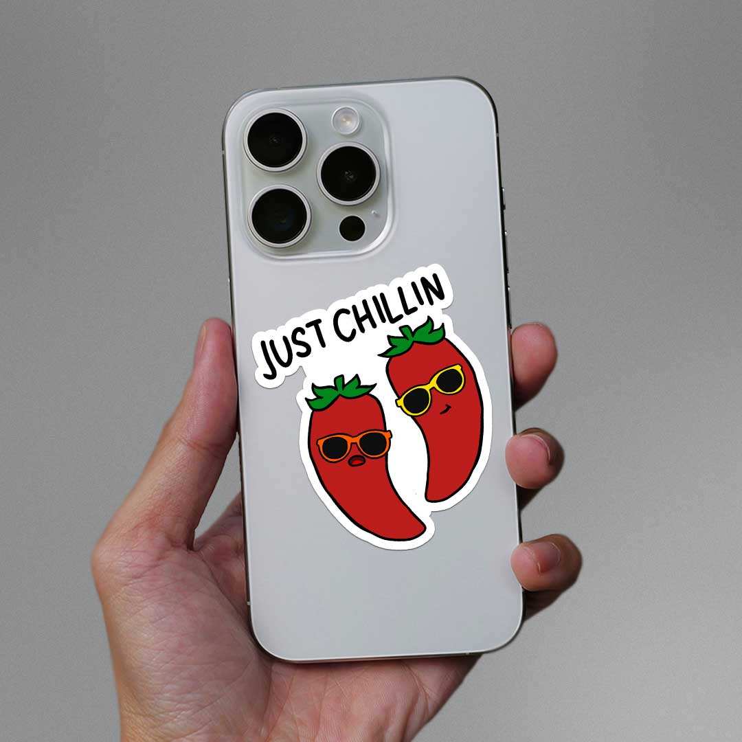 Just Chillin Sticker - Image 3