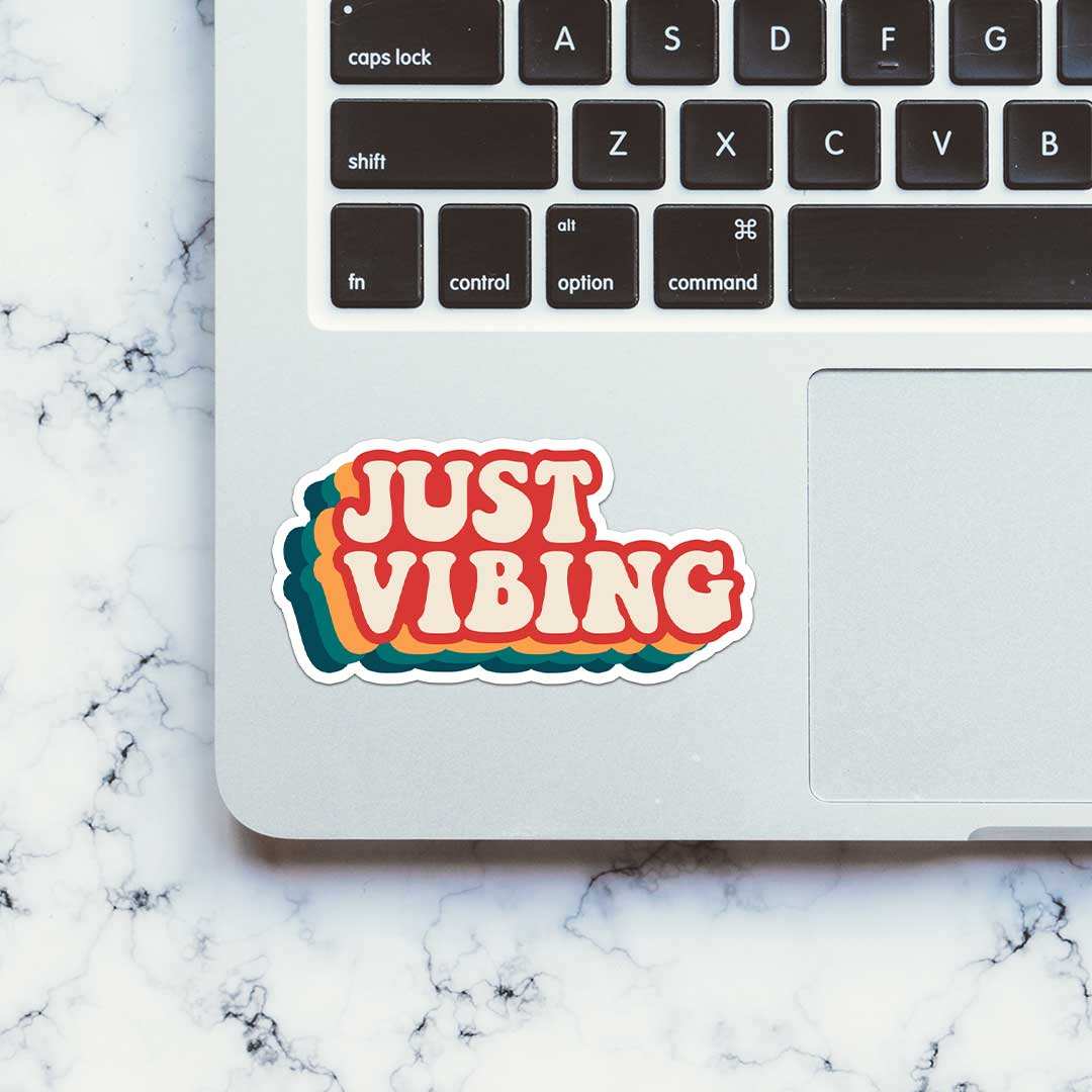 Just Vibing Sticker - Image 4