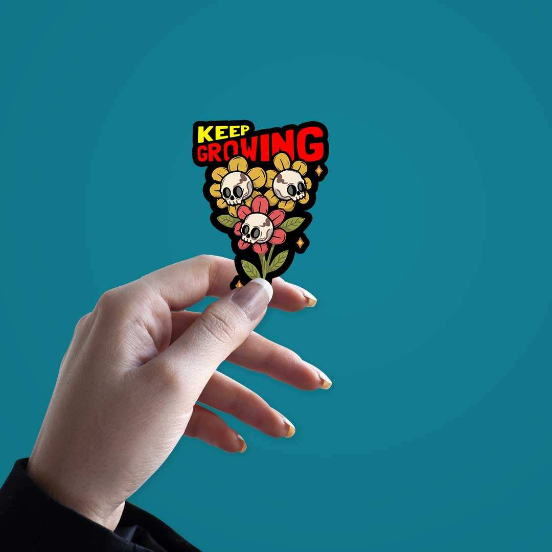 Keep Growing Sticker - Image 3